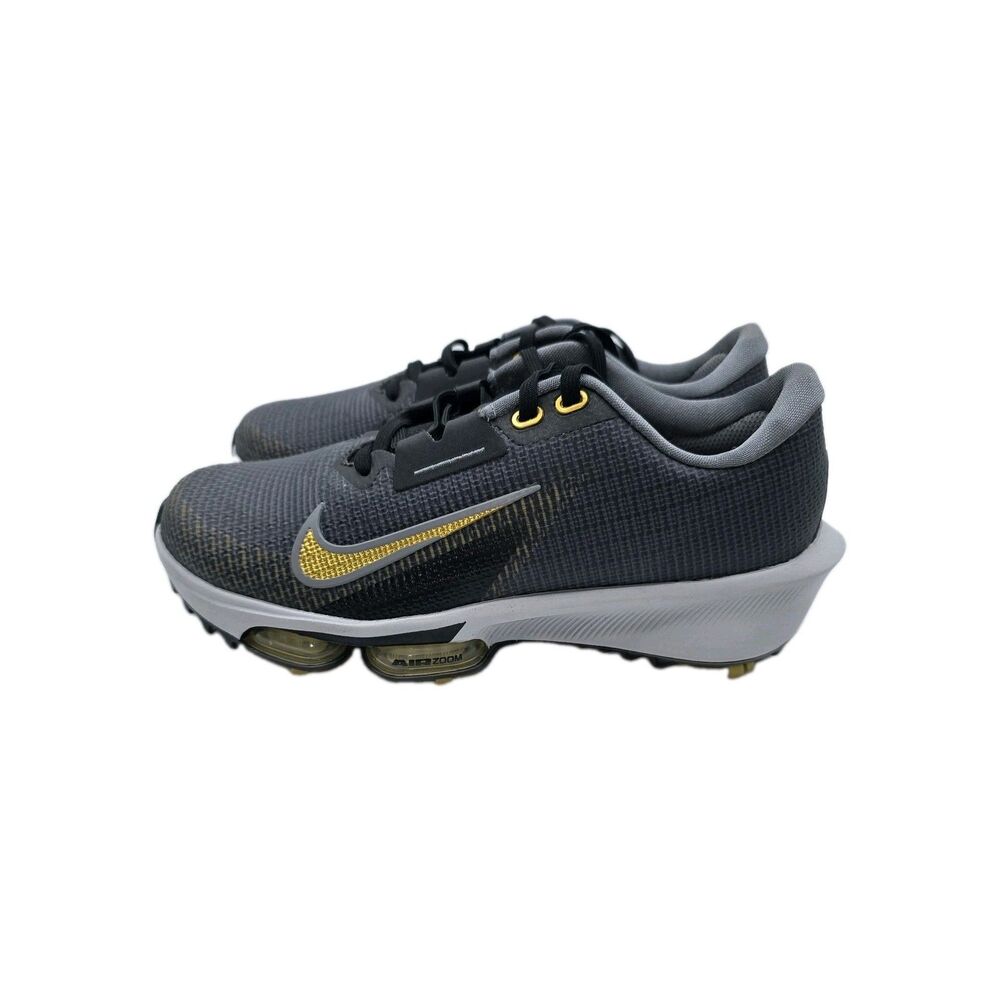 Nike Air Zoom Infinity Tour Next 2 Golf Shoes Black Gold Mens Size 6 FD0218-003